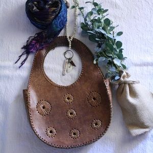 Vintage leather purse